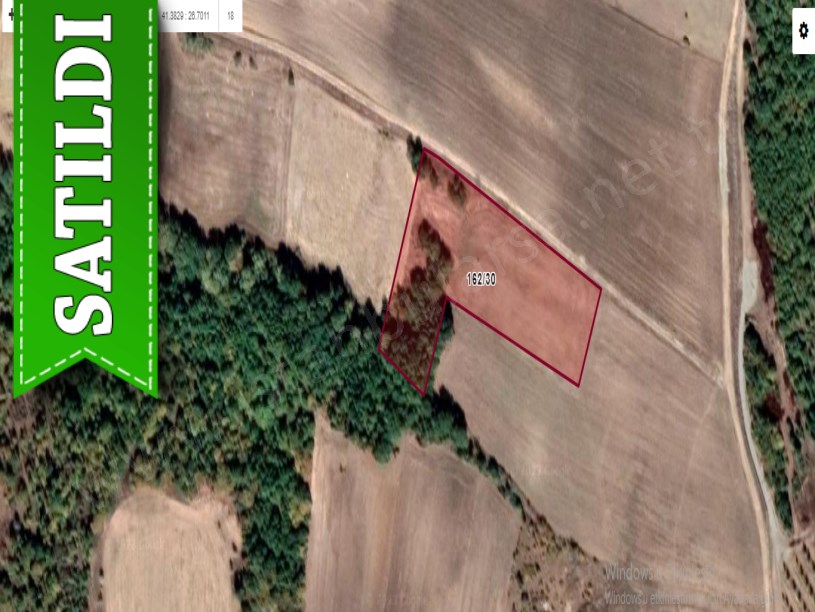 Edirne Uzunköprü Çakmak Köyünde Satılık Tarla , 8,100 m2 Müstakil Yolu Var