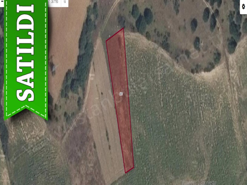 Edirne Uzunköprü Kırkkavak Köyünde Satılık Tarla , 1,370 m2 Yolu Var Tek Tapu