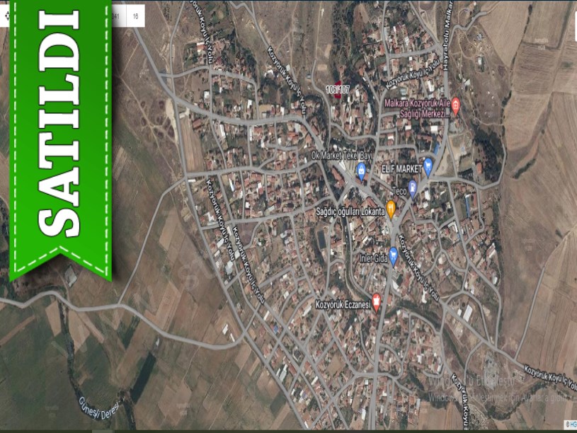Tekirdağ Malkara Kozyörük Mah Satılık Arsa , 672 m2 İmarlı Merkezde 