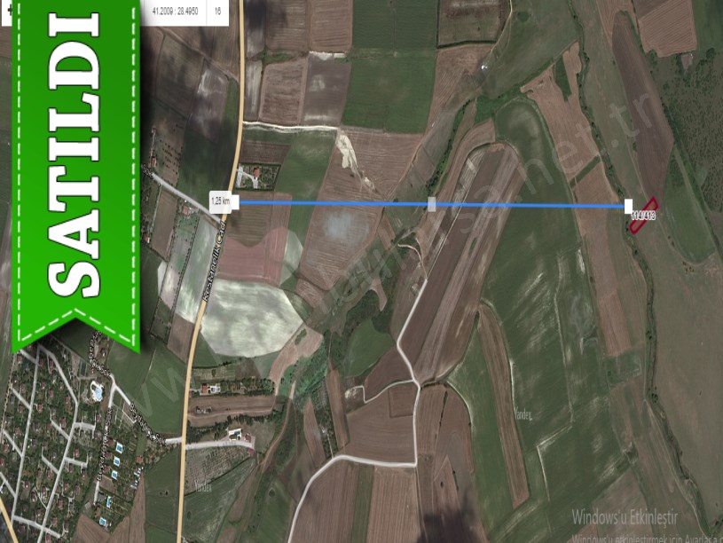 Çatalca Örcünlüde Satılık Arsa , 180 m2 Çaplı Yolu Var