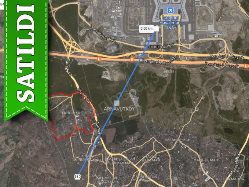 Arnavutköy Taşolukta Satılık Arsa , 265 M2 Çaplı Yolu Var 