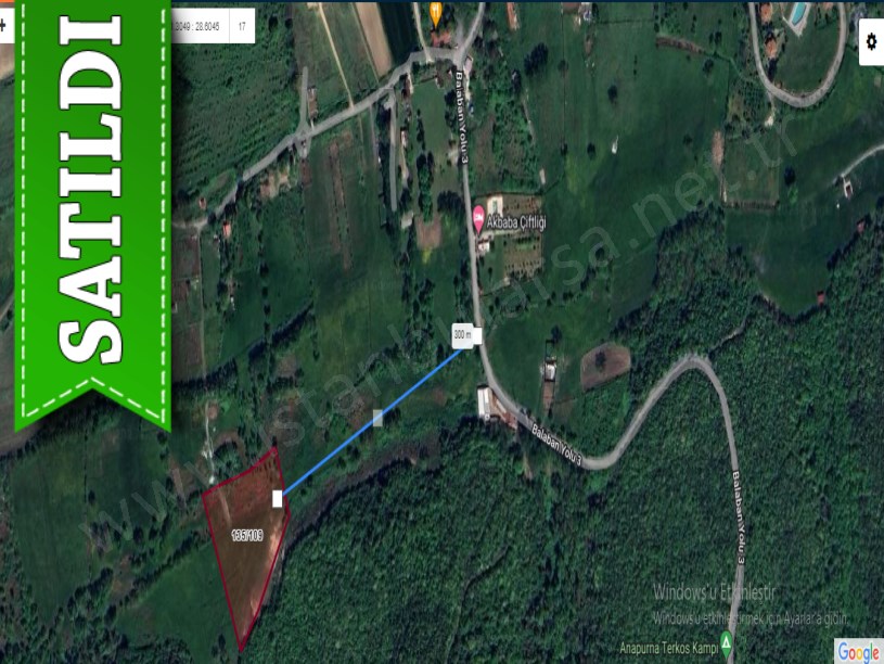 Arnavutköy Balabanda Satılık Arsa , 214 M2 Yolu Var