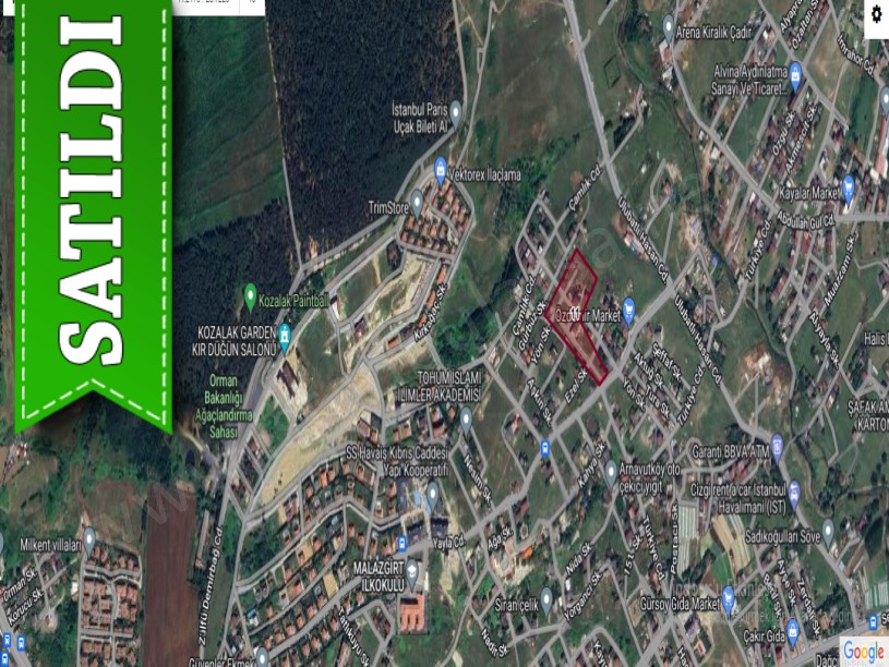 Arnavutköy İmrahorda Satılık Arsa , 245 M2 Cadde Cephe Hisseli İmarlı