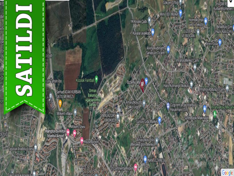 Arnavutköy İmrahorda Satılık Arsa , 180 m2 Caddeye Yakın Hisseli 