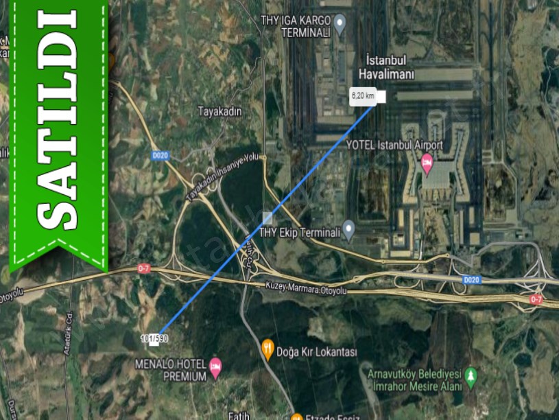 Arnavutköy Tayakadın Satılık Arsa , 319 M2 Yolu Var Hisseli 