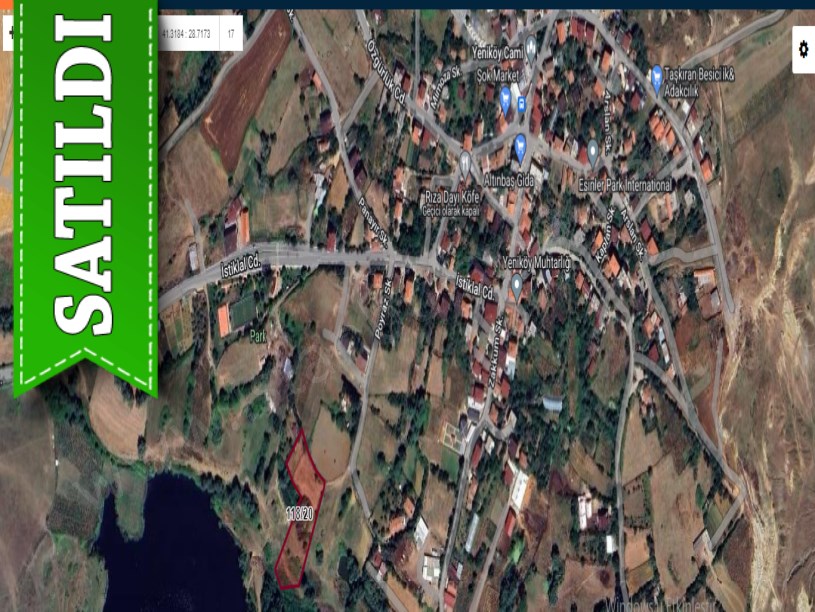 Arnavutköy Yeniköyde Satılık Arsa , 424 M2 Yolu Var Evlerin Yakını