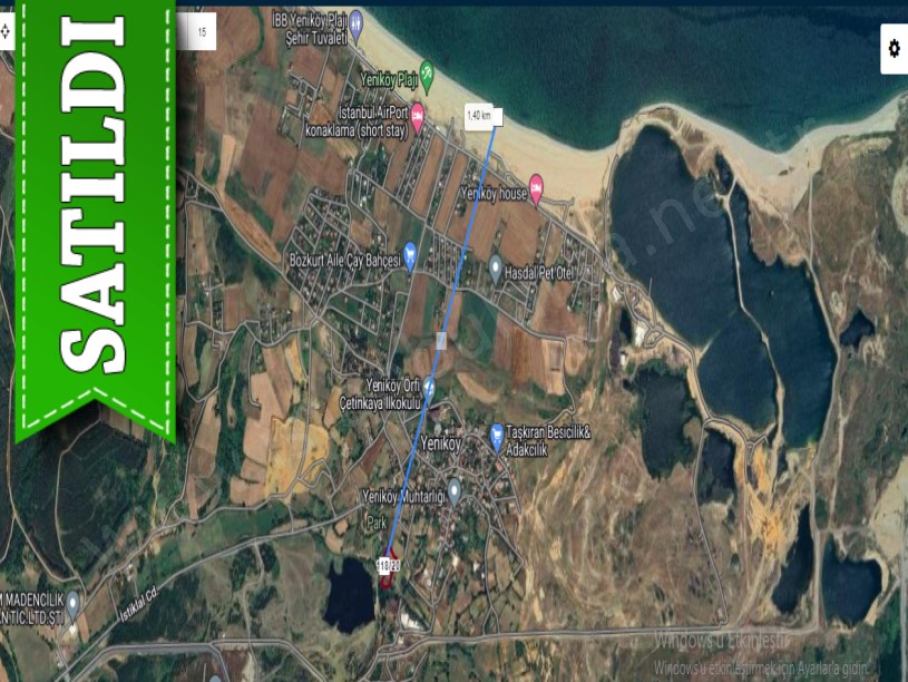 Arnavutköy Yeniköyde Satılık Arsa , 424 M2 Yolu Var Evlerin Yakını