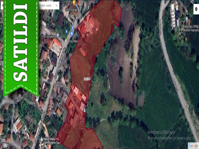 Arnavutköy Baklalıda Satılık Arsa , 1,753 M2 Merkezde Evlerin Yakını Yolu Var