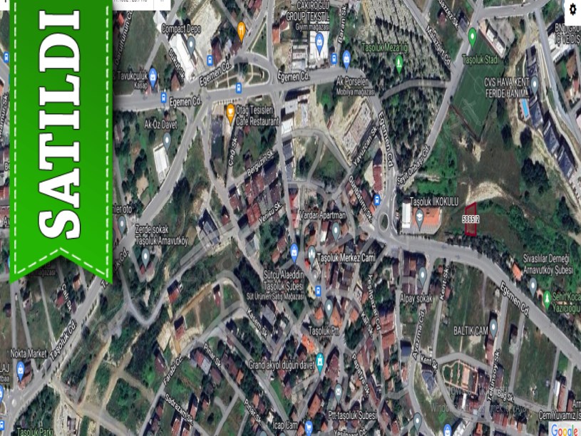Arnavutköy Taşolukta Satılık Arsa , 610 M2 Cadde Cephe İmarlı 