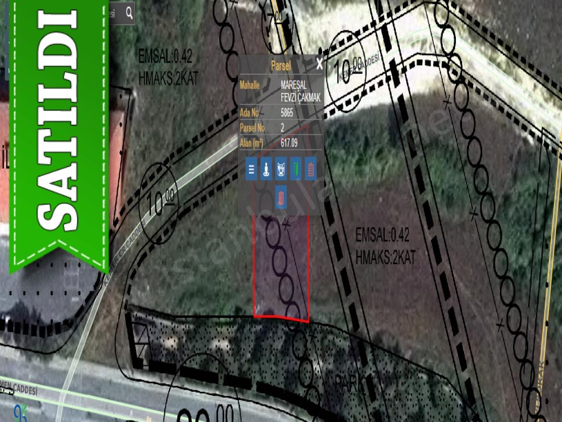 Arnavutköy Taşolukta Satılık Arsa , 610 M2 Cadde Cephe İmarlı 