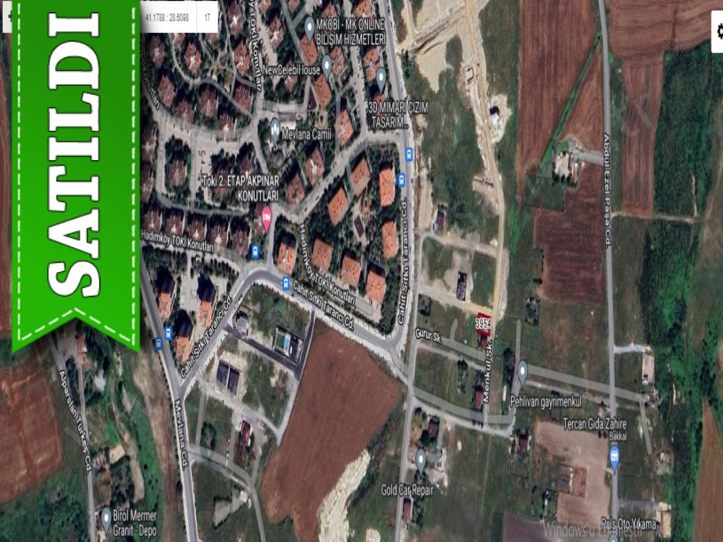Arnavutköy Hadımköyde Satılık Arsa , 288 m2 Köşebaşı 2 Kat İmarlı