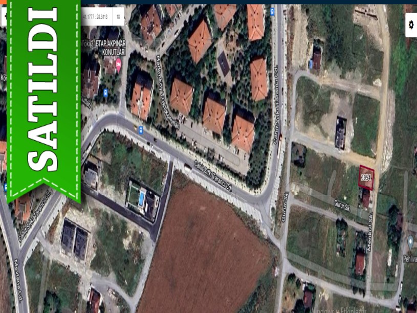 Arnavutköy Hadımköyde Satılık Arsa , 288 m2 Köşebaşı 2 Kat İmarlı