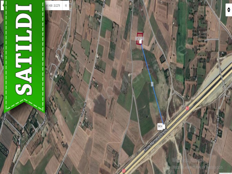 Silivri Fenerköyde Satılık Arsa , 530 m2 Çaplı Hisseli