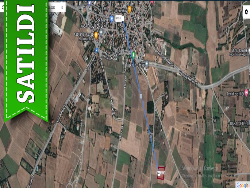 Silivri Fenerköyde Satılık Arsa , 530 m2 Çaplı Hisseli