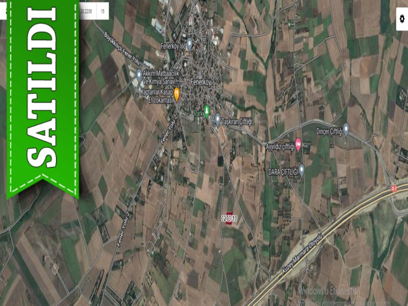 Silivri Fenerköyde Satılık Arsa , 530 m2 Çaplı Hisseli