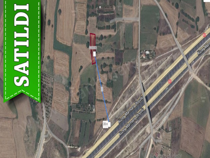 Silivri Fenerköyde Satılık Tarla , 1,718 m2 Tek Tapu Yolu Var