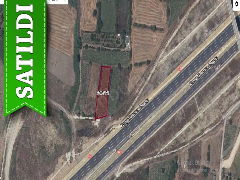 Silivri Fenerköyde Satılık Arsa , 421 M2 Otoyola Cephe Yolu Var