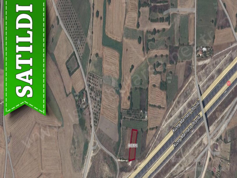 Silivri Fenerköyde Satılık Arsa , 421 M2 Otoyola Cephe Yolu Var