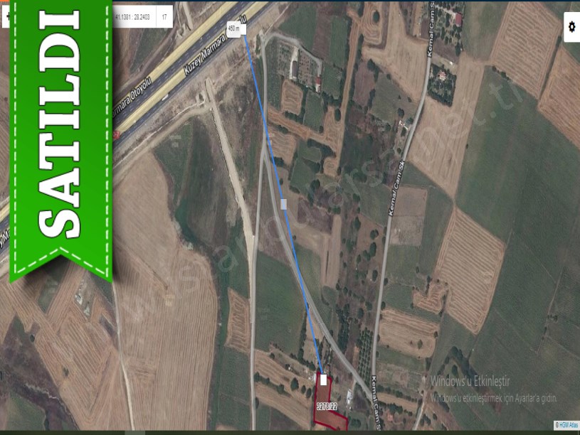 Silivri Fenerköyde Satılık Arsa , 402 M2 Çaplı Hisseli