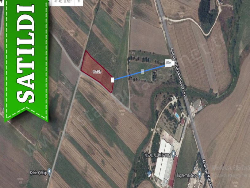 Silivri Seymende Satılık Arsa , 749 M2 Resmi Yola Cephe Çevrili 