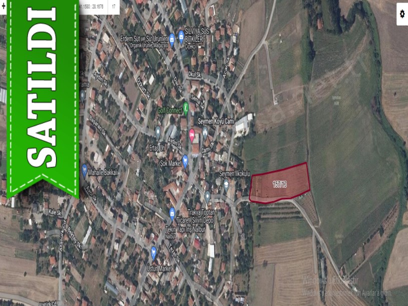 Silivri Seymende Satılık Arsa , 400 M2 Çaplı Merkezde Yolu Var