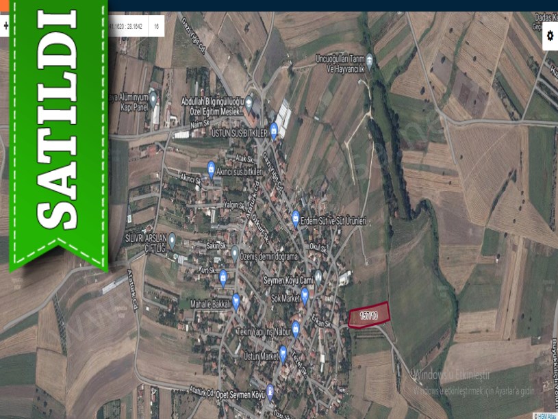 Silivri Seymende Satılık Arsa , 400 M2 Çaplı Merkezde Yolu Var