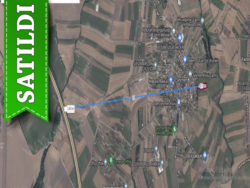Silivri Seymende Satılık Arsa , 400 M2 Çaplı Merkezde Yolu Var