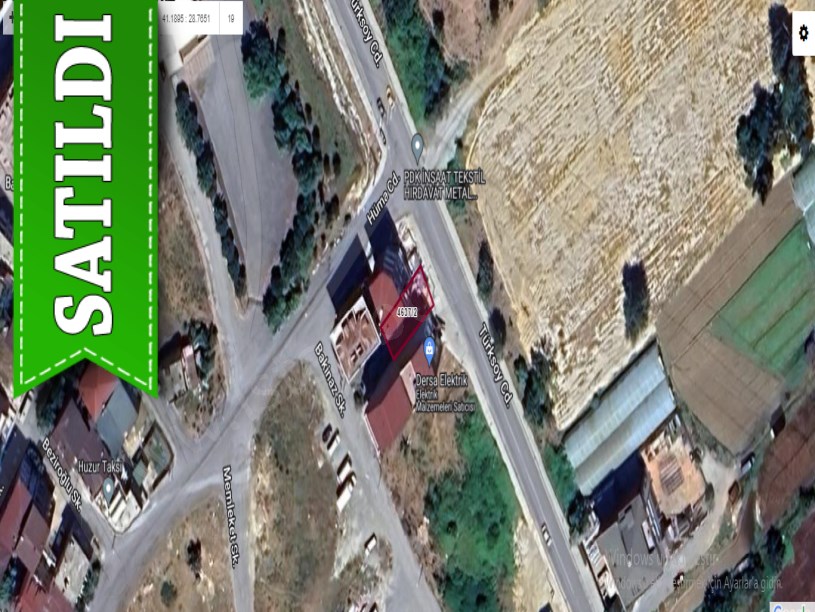 Arnavutköy Boğazköyde Satılık Arsa , 168 m2 Cadde Cephe 3 Kat İmarlı