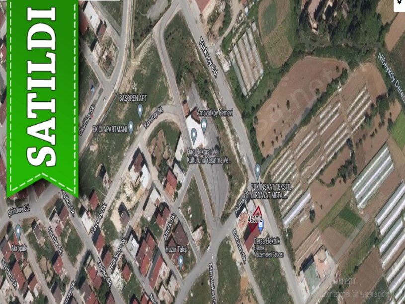 Arnavutköy Boğazköyde Satılık Arsa , 168 m2 Cadde Cephe 3 Kat İmarlı
