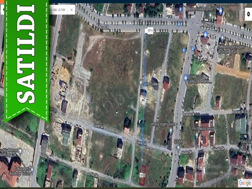  Arnavutköy NeneHatun Mah. Satılık Arsa , 260 M2 Müstakil 3 Kat İmarlı