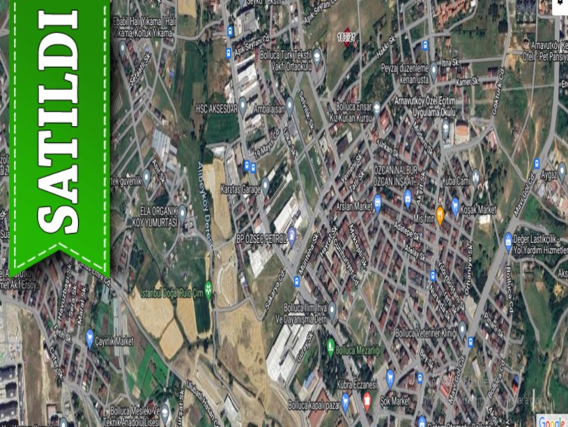 Arnavutköy Bollucada Satılık Arsa , 808 M2 Müstakil İmarlı 