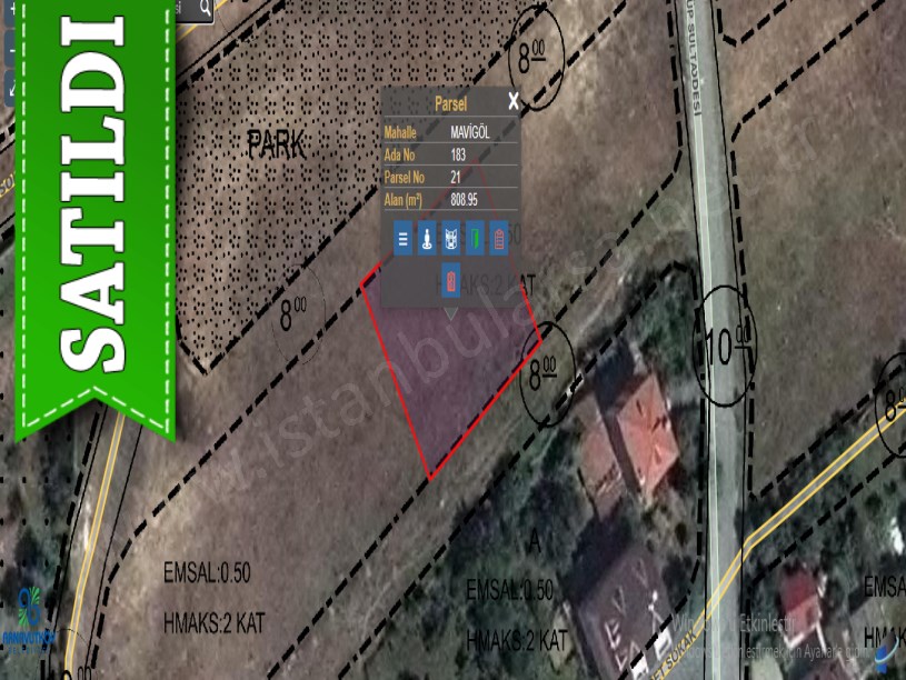Arnavutköy Bollucada Satılık Arsa , 808 M2 Müstakil İmarlı 