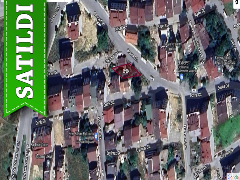 Arnavutköy İslambeyde Satılık Arsa , 197 M2 Cadde Cephe 4 Kat İmarlı