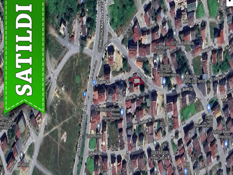 Arnavutköy İslambeyde Satılık Arsa , 197 M2 Cadde Cephe 4 Kat İmarlı