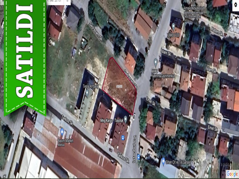 Arnavutköy Taşolukta Satılık Arsa , 949 M2 İstanbul Caddesine Cephe Müstakil İmarlı