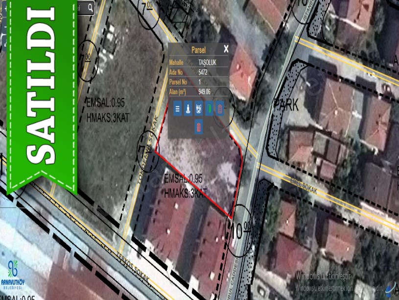Arnavutköy Taşolukta Satılık Arsa , 949 M2 İstanbul Caddesine Cephe Müstakil İmarlı