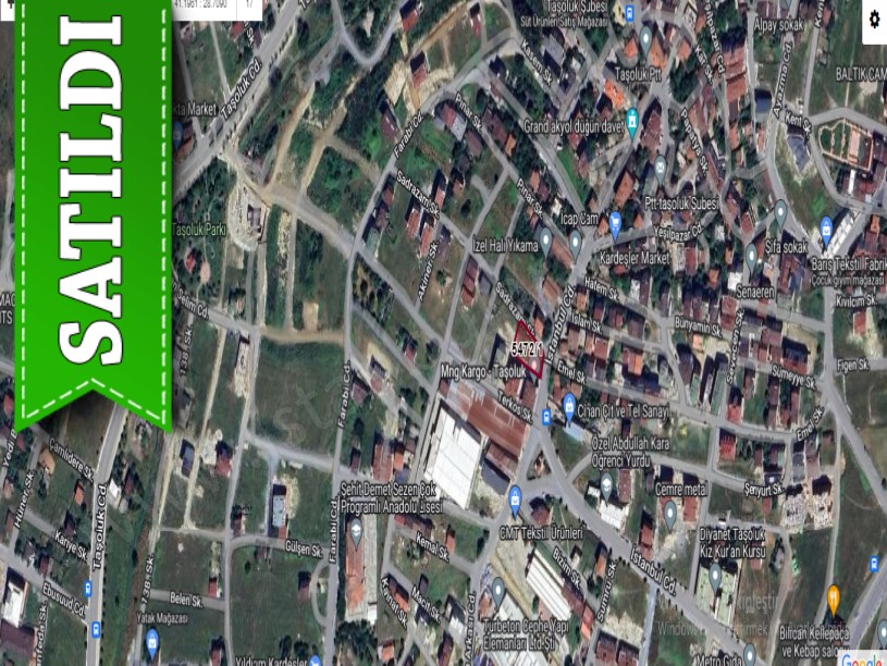Arnavutköy Taşolukta Satılık Arsa , 949 M2 İstanbul Caddesine Cephe Müstakil İmarlı