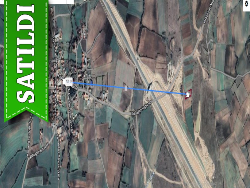 Edirne Havsa Kabaağaç Köyünde Satılık Arsa , 1,620 m2 Yolu Var Hisseli