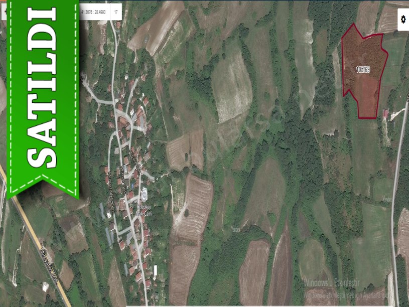 Çatalca Celepköyde Satılık Arsa , 579 m2 Çevrili Çaplı 