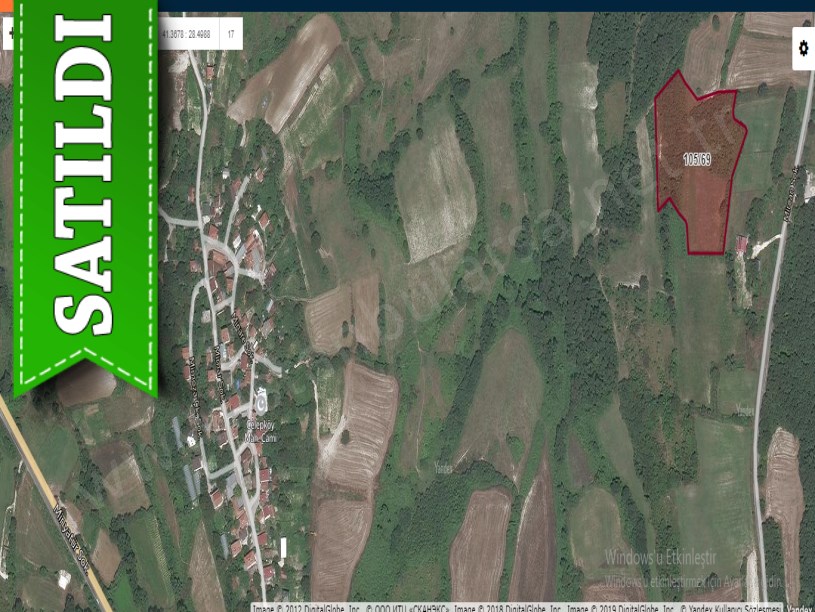 Çatalca Celepköyde Satılık Arsa , 579 m2 Çevrili Çaplı 