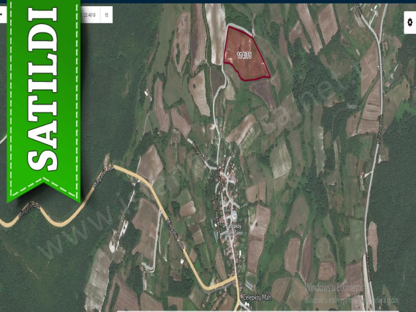 Çatalca Celepköyde Satılık Arsa , 536 M2 Çaplı Yolu Var