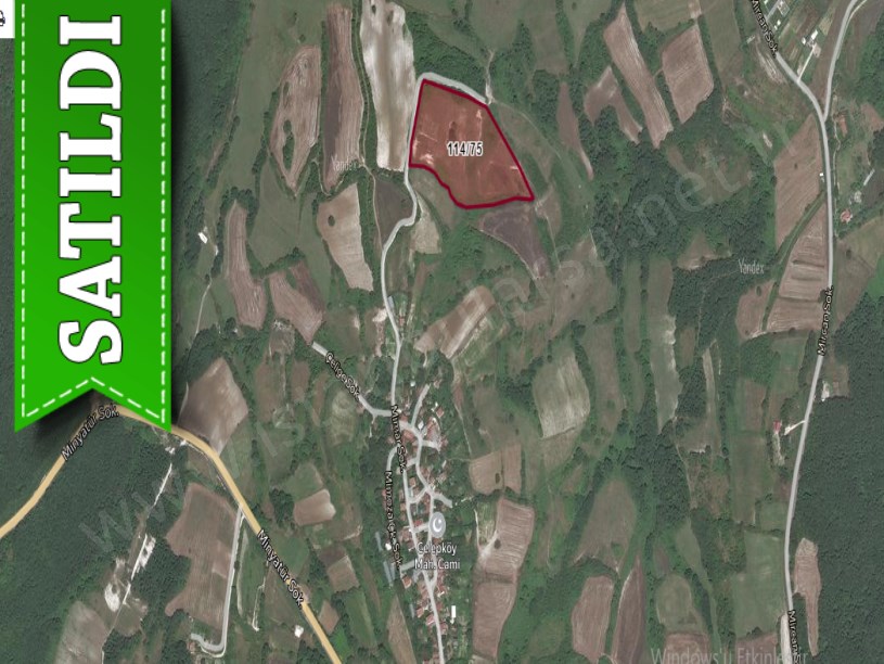 Çatalca Celepköyde Satılık Arsa , 536 M2 Çaplı Yolu Var