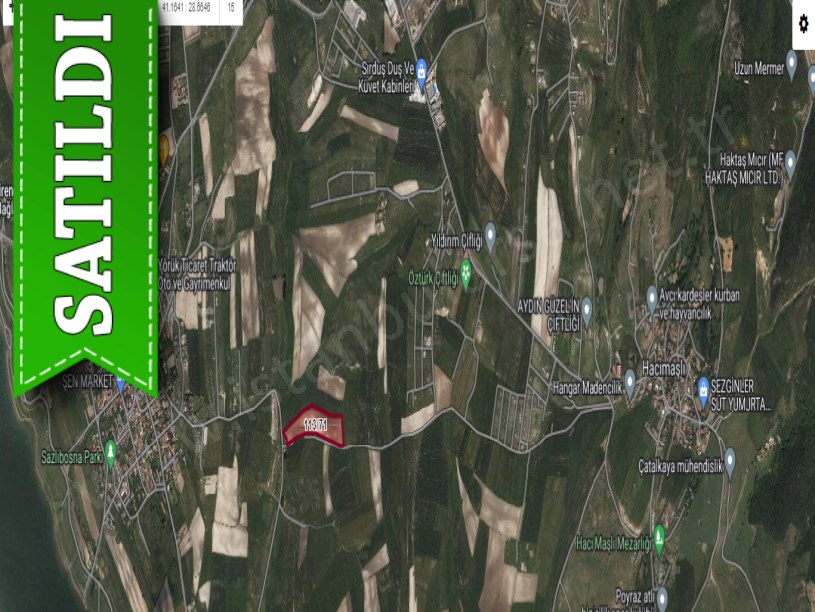 Arnavutköy Hacımaşlıda Satılık Arsa , 500 M2 Yolu Var Çaplı 