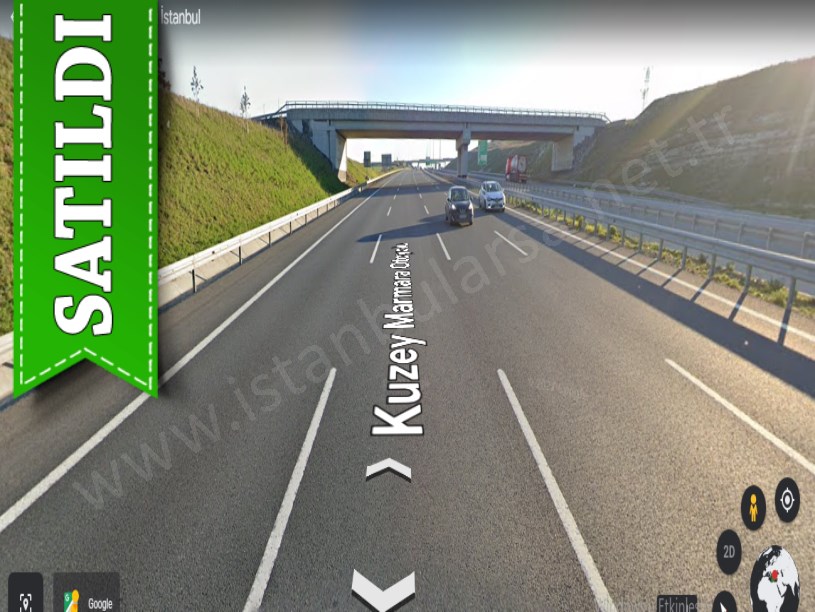 Arnavutköy Yassıörende Satılık Arsa , 773 M2 Otobana Cephe Hisseli 