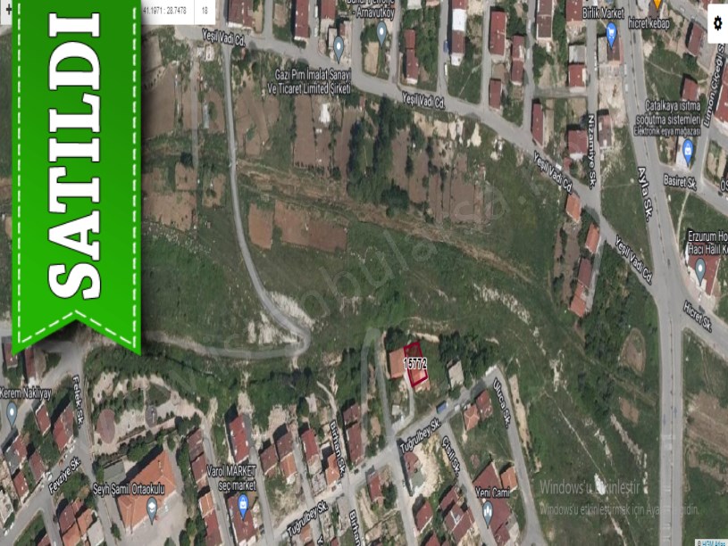 Arnavutköy İslambeyde Satılık Arsa , 223 M2 4 Kat İmarlı Müstakil