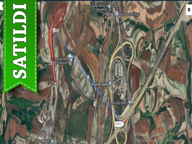 Arnavutköy Yassıörende Satılık Arsa , 321 m2 Yolu Var Hisseli 