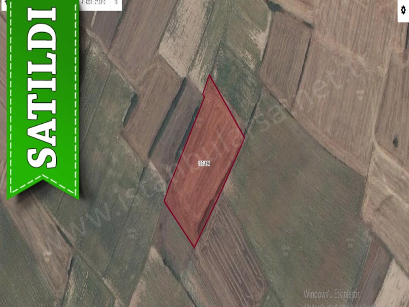 Tekirdağ Saray Kurtderede Satılık Arsa , 1,490 M2 Hisseli 