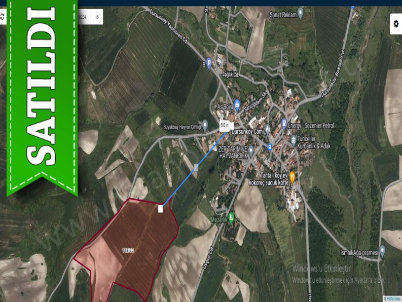 Arnavutköy Dursunköyde Satılık Arsa , 1000 M2 Yolu Var İmarlı 
