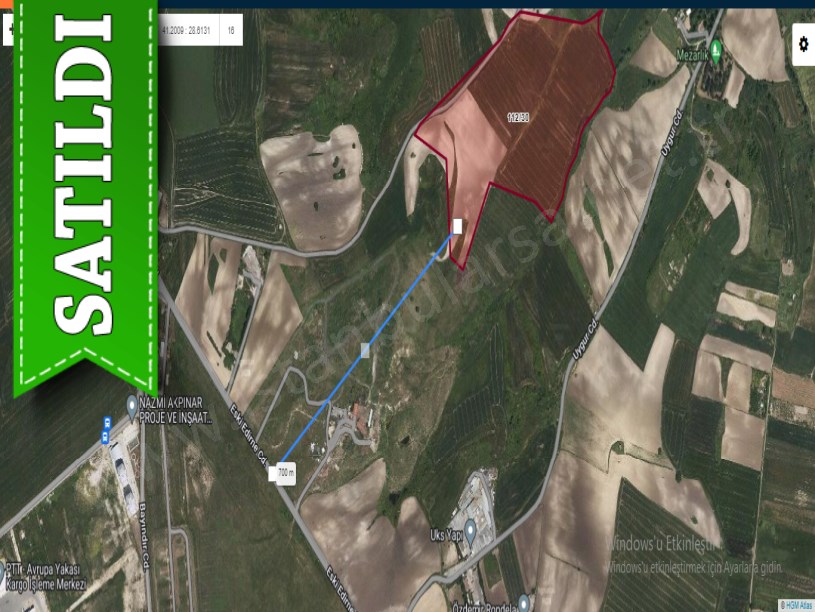 Arnavutköy Dursunköyde Satılık Arsa , 1000 M2 Yolu Var İmarlı 