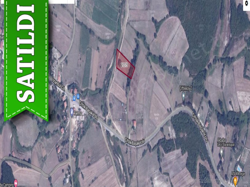 Çatalca Çiftlikköyde Satılık Arsa , 621 M2 Evlerin Yakını Yolu Var